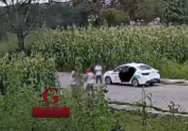 Graban asalto a jóvenes en los límites de Contla y Amaxac; el delincuente huyó en un taxi